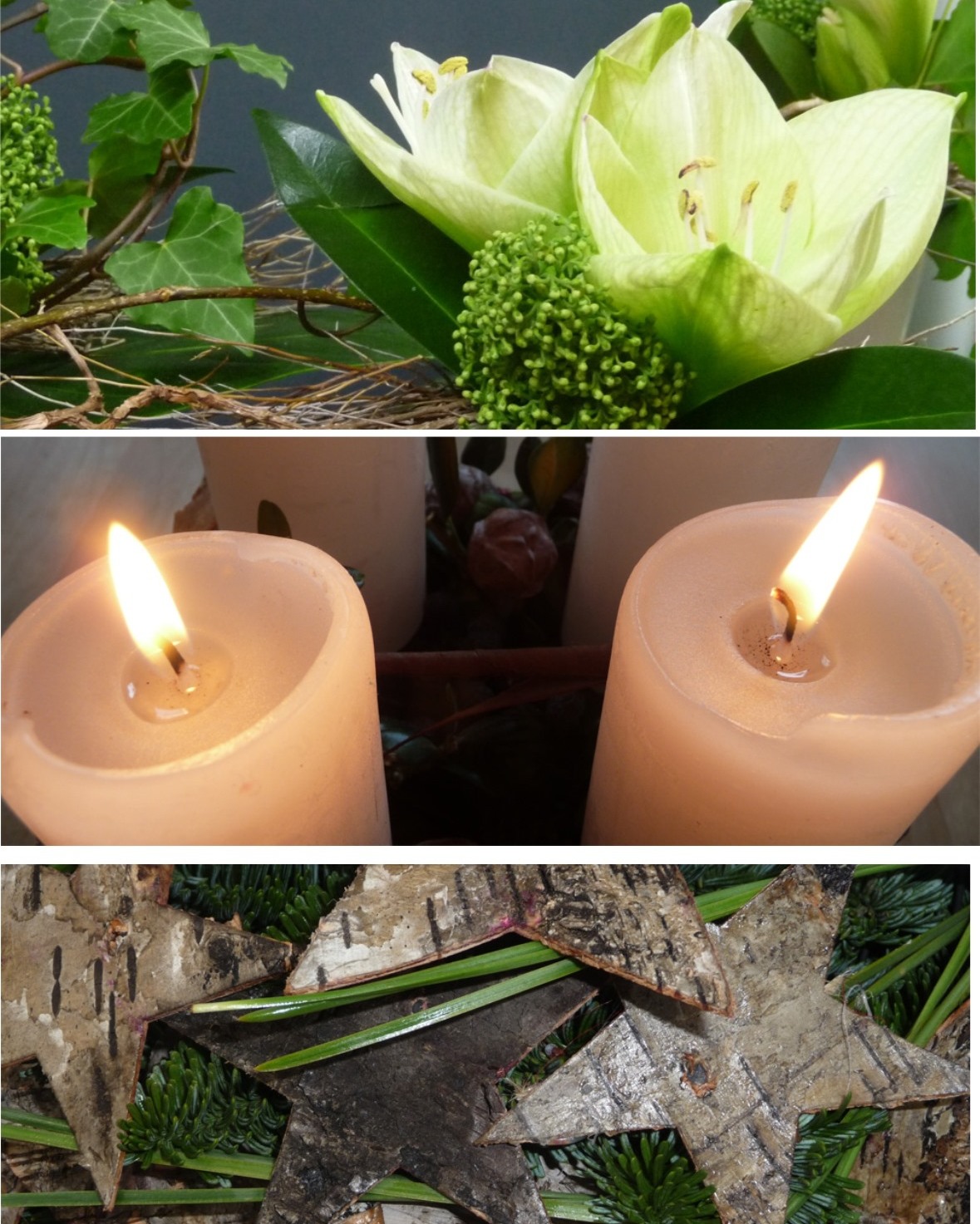 Dann zwei. 🕯️🕯️