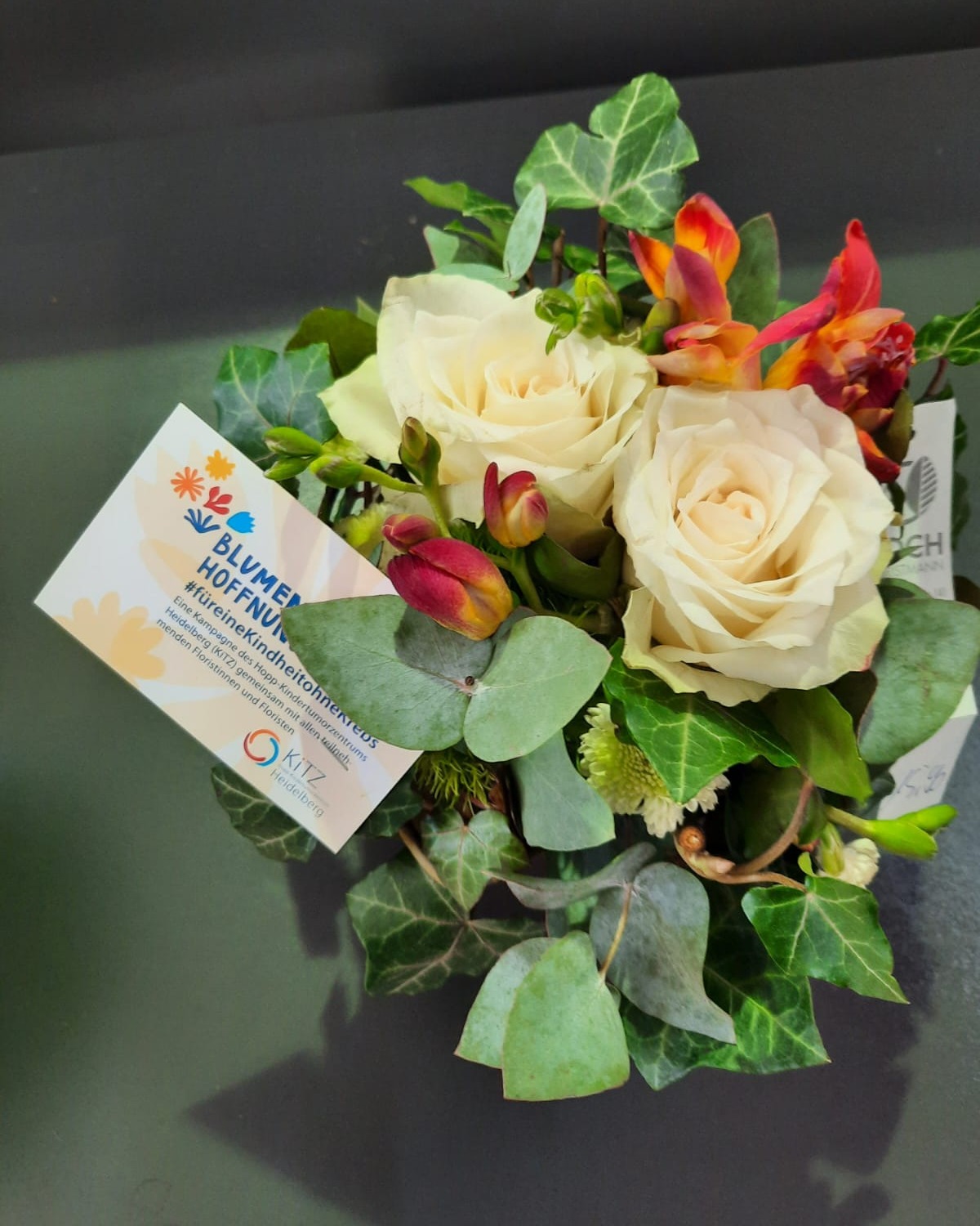 Wir sind dabei! Blumen schenken. Hoffnung spenden. 💐
#füreineKindheitohneKrebs

Auch in diesem Jahr unterstützen wir wieder die Aktion zugunsten des @kitz_hd.

Vom 20. April bis 16. Mai kannst du bei uns im Laden ausgewählte Blumen und Pflanzen mit Kampagnen-Etikett kaufen und damit ganz einfach die Kinderkrebsforschung unterstützen.

Für jede verkaufte Aktionspflanze spenden wir an das Hopp-Kindertumorzentrum Heidelberg (KiTZ), das sich für bessere Behandlungsmöglichkeiten und eine Kindheit ohne Krebs einsetzt.

Gemeinsam schenken wir Hoffnung. Mach mit! 🧡🌸

#blumenschenkenhoffnungspenden #supportkitz #kitz_hd #spendenaktion #gemeinsamstark #blumenliebe #fürdengutenzweck #kindheitohnekrebs